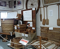 Otokoyama Sake Museum - Exhibition of Sake-brewing tool in old times