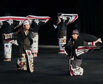 Ainu traditional dance performance