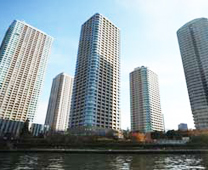 The symbol of modern city – tower buildings - Sumida River Cruise